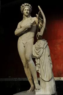 Apollo. Olympic deity. Sculpture. Imperial Era. Ny Carlsberg