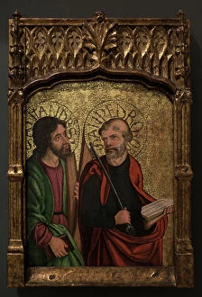 Galicia Collection: Apostles Andrew and Peter attributed to Master of Ventosilla