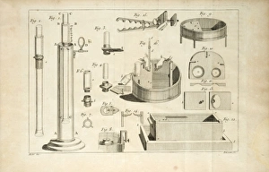 Images Dated 23rd July 2014: Apparatus used by Ingen-Housz in plant experiments