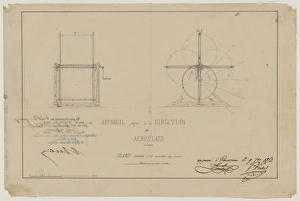 Appareil propre e la direction des aerostats plans annexes e Appareil propre e la direction des aerostats plans annexes e