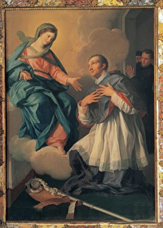 Apparition of the Virgin to the venerable Palafox by Mariano Apparition of the Virgin to the venerable Palafox by Mariano