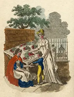 Assures Prints: Apple Seller & Customer