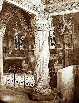 Apprentice Pillar, Rosslyn Chapel, Scotland