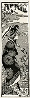 Stepping Prints: April showers 1896