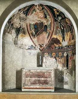 Pantocrator Prints: Apse from the church in Esterri de Cards