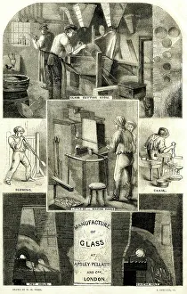 Apsley Collection: Apsley Pellatt Glass Manufacture, London