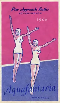 Programme Prints: Aquafantasia - Sychronised Swimming Show, Bournemouth