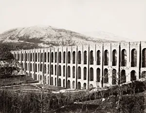Obstruction Prints: The Aqueduct of Vanvitelli or Caroline Aqueduct Italy