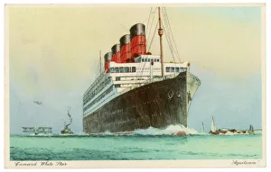 Aquitania Gallery: Aquitania in Full Steam
