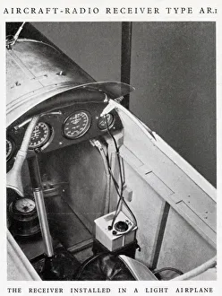 Images Dated 6th March 2020: AR1 Aircraft-Radio Receiver installed in a light aircraft