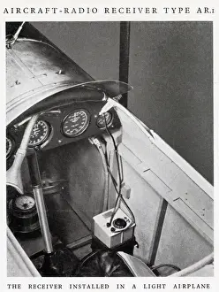 Cables Prints: AR1 Aircraft-Radio Receiver installed in a light aircraft