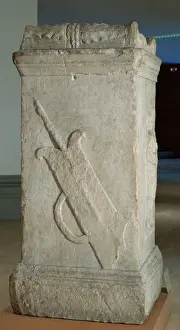 Funerary Prints: Ara Pacis or Altar of Health. Roman. 1st century AD. Spain