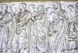 Victories Collection: Ara Pacis Augustae. Frieze. Procession on south side. 13-9 B