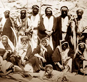 Chiefs Prints: Arab Chiefs, Jericho, Palestine