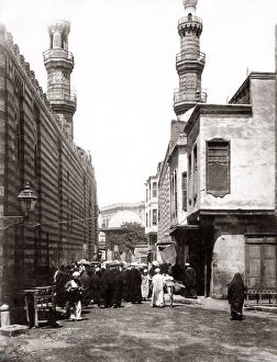 Arab funeral procession, Cairo, Egypt, c.1880 s