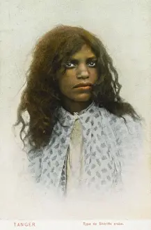 Piercing Prints: Arab Girl from Tangiers, Morocco