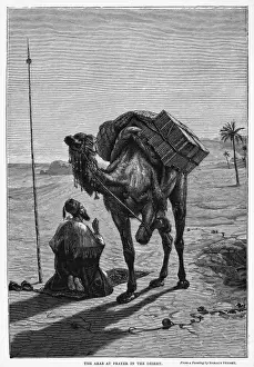 Midday Prints: Arab at Prayer