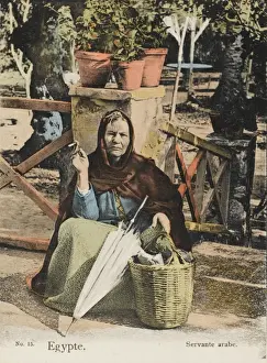 Arab servant woman in Egypt