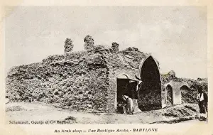 Arab shop in Babylon, Hillah, Iraq