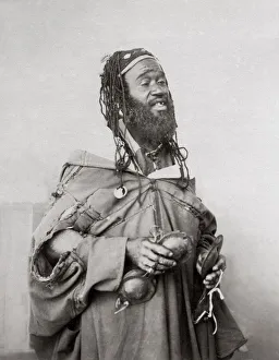 Arab singer, Morocco, c. 1900