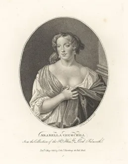 Low Cut Gown Prints: Arabella Churchill, mistress of King James II