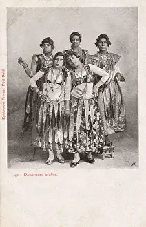 Bead Prints: Arabian Dancers - Port Said, Egypt