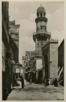 Images Dated 15th December 2015: Arabian Quarter - Cairo, Egypt - Minaret