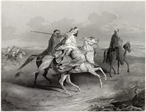Images Dated 13th April 2021: Arabs on horseback