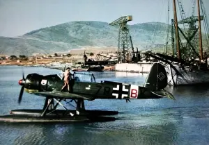 Proved Prints: Arado Ar 196A seen here operating from a Mediterranean