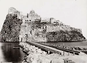 Aragonese Collection: Aragonese medieval castle next to Ischia, Naples, Italy