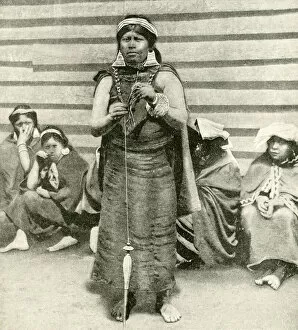 Araucanian women, southern Chile, South America