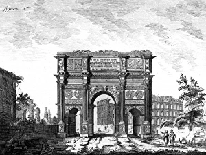 Images Dated 19th October 2011: Arch of Constantine / Rome