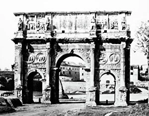 Constantine Collection: Arch of Constantine, Rome, Italy, Victorian period