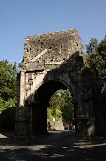 Appian Gallery: Arch of Drusus. Rome. Italy
