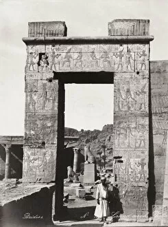 Arch, gate, island of Philae, River Nile, Egypt