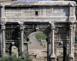 Arch of Septimius Severus. 203. ITALY. LAZIO