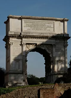 Images Dated 3rd April 2009: Arch of Titus. Rome. Italy
