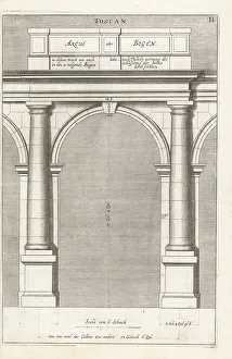 Johann Franck Prints: Arch of the Tuscan order