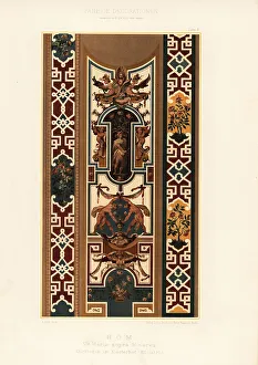 Ernst Wasmuth Prints: Arch vault in the church of Saint Mary above Minerva, Rome