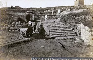 Archaeological dig at Ampurias, Girona, Catalonia, Spain