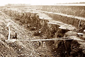 Archaeological dig near Wartnaby, Leicestershire