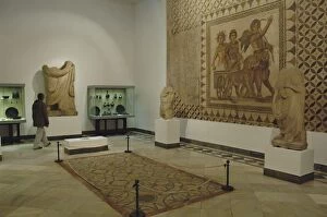 Images Dated 21st April 2007: Archaeological Museum of Seville. Roman Art Room with mosaic