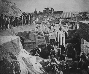 Excavations at Pompeii