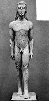 Images Dated 19th August 2011: Archaic Greek art - the New York kouros