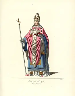 Levyfils Prints: Archbishop, 14th century