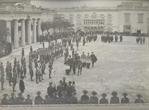 Commissioner Prints: Archbishop inspecting scout troops, Valletta, Malta