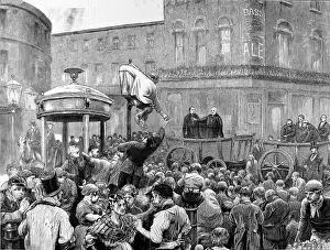 Archbishop Prints: Archbishop Manning on Clerkenwell Green, London, 1872