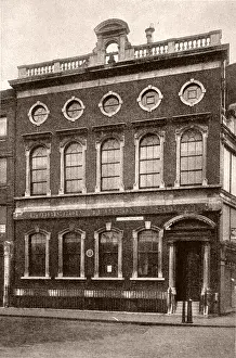 Hogarths Prints: Archbishop Tenisons School, Leicester Square, 1899