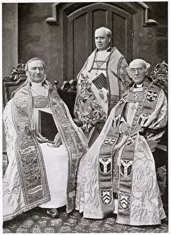 Bishops Prints: Archbishops & Bishops Robes at Coronation of Edward VII 1902
