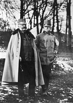 Over Coat Gallery: Archduke Friedrich of Austria and Conrad von Hotzendorf
